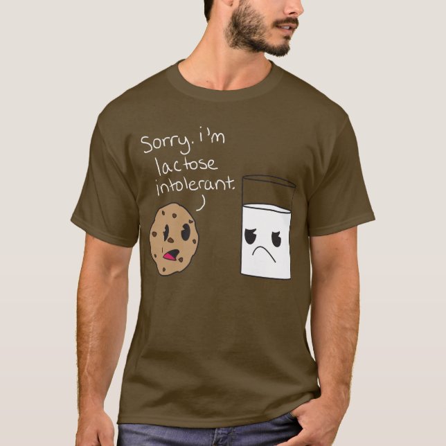 Lactoseunverträglichkeits-Shirt T-Shirt (Vorderseite)