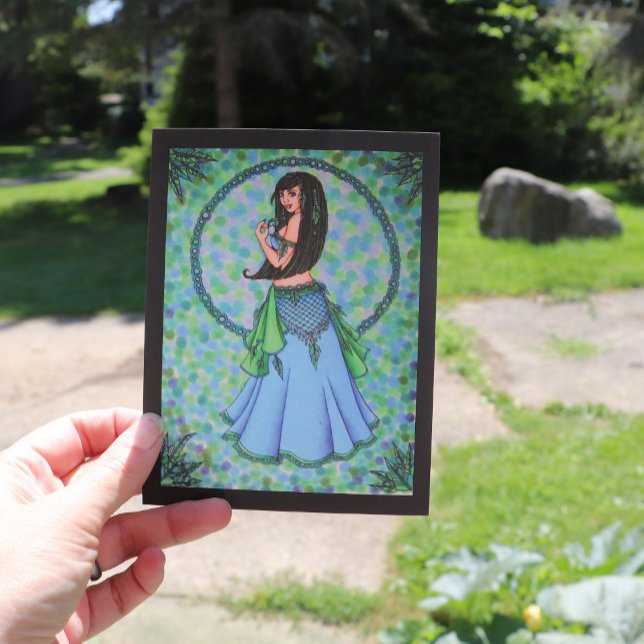 Lacy Belly Dancer Postkarte (Von Creator hochgeladen)