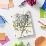 Lacy-Blätter - Blume und Grünflächen iPad Pro Cover<br><div class="desc">Lacy Verlasse I durch Unbekanntes. Blautöne Blume mit Grünpflanzen.</div>