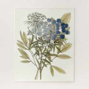 Lacy-Blätter - Blume und Grünflächen Puzzle