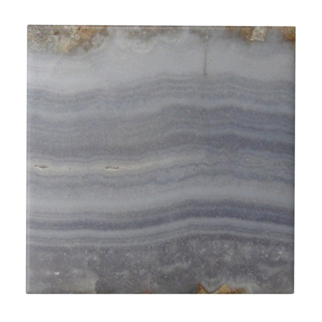 Lacy Blue Agate Natural Cabochon Fliese (Vorderseite)