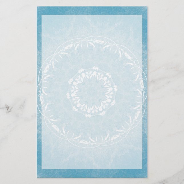 Lacy Blume Mandala Stationäre Briefpapier (Vorderseite)