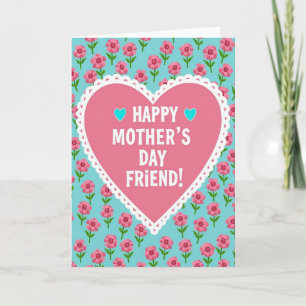 Lacy Heart Muttertags Freund Karte