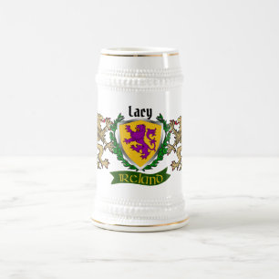 Lacy Irish Shield Bierglas