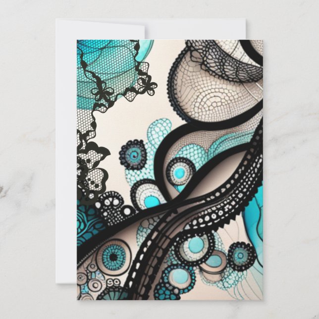 Lacy Lady Dankeskarte (Vorderseite)