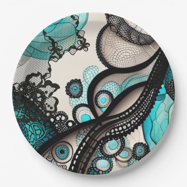 Lacy Lady Pappteller (Vorderseite)