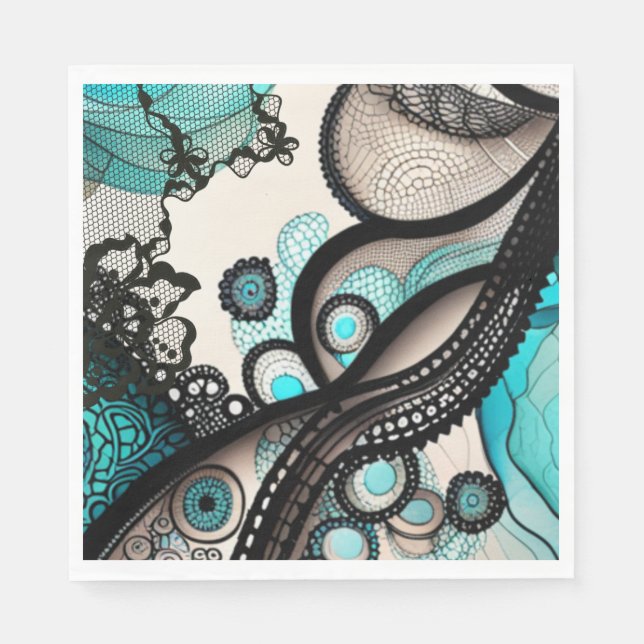 Lacy Lady Serviette (Vorderseite)