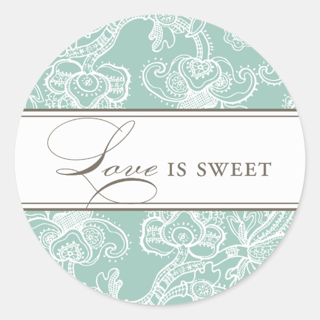 Lacy Liebe ist Sweet Sticker (Vorderseite)