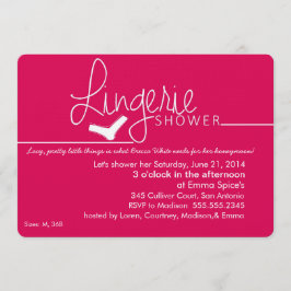 Lacy, Little Lingerie Dusche Einladung