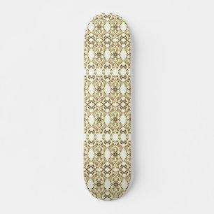 Lacy Look der Blume Golden Sepia Skateboard