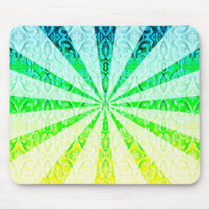 Lacy Sun Burst Mousepad
