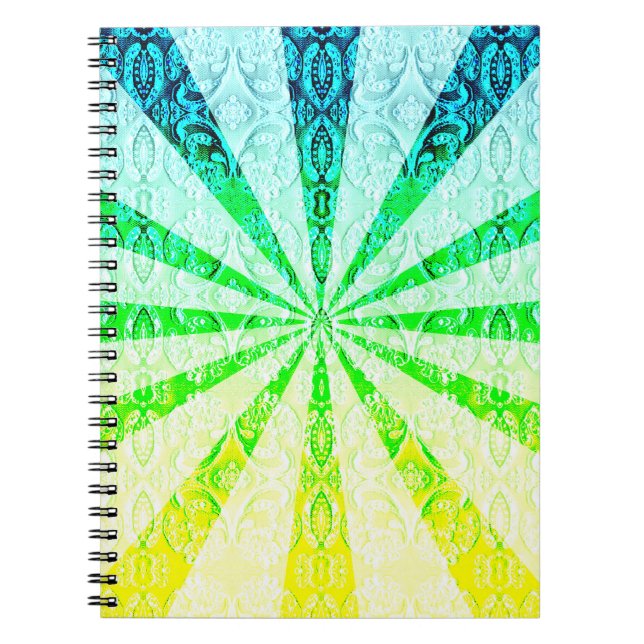 Lacy Sun Burst Notizblock (Vorderseite)