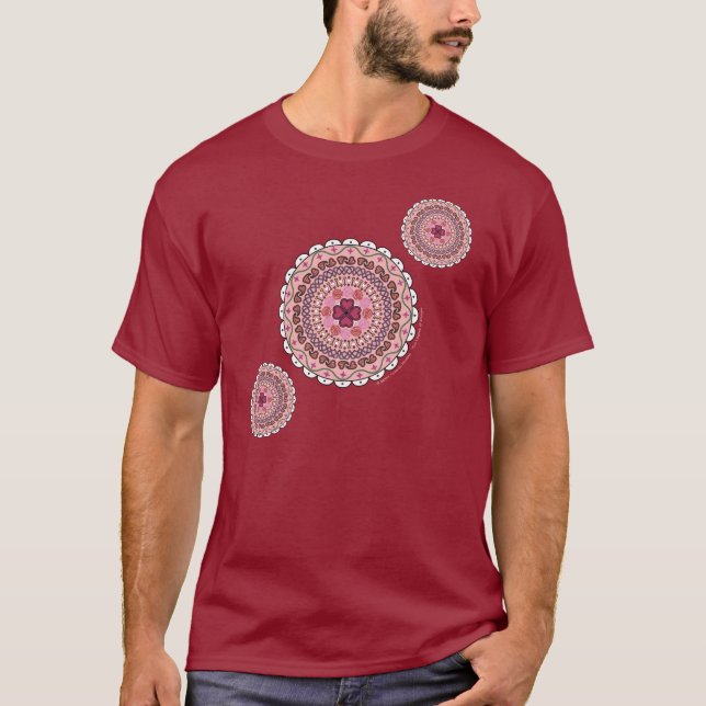 Lacy Valentine's Day Men Dark Shirt (Vorderseite)