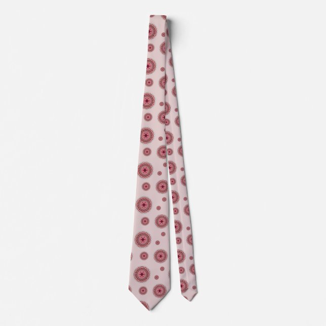 Lacy Valentine's Day Men's Neck Tie Krawatte (Vorderseite)