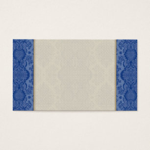 Lacy Vintages Blumen im mittleren Blau