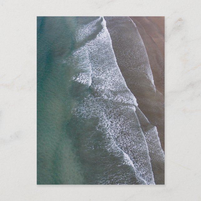 Lacy Waves Whitesands Bay Wales Postkarte (Vorderseite)