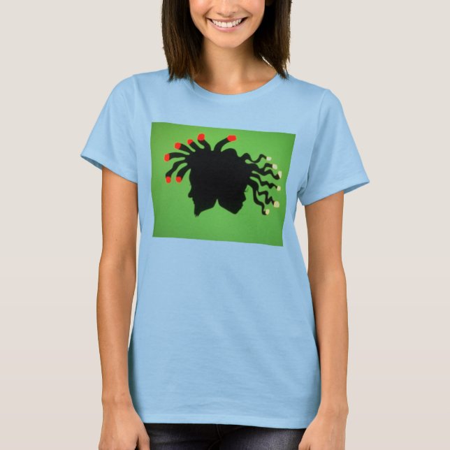 LAD GREEN RASTA T-Shirt (Vorderseite)