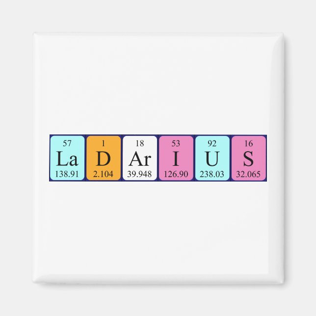 Ladarius Periodenmagnet Magnet (Vorne)