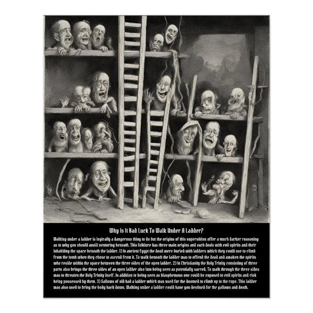 Ladder Superstition Poster (Vorderseite)