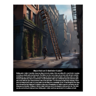 Ladder Superstition Poster