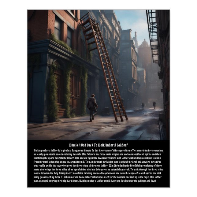 Ladder Superstition Poster (Vorderseite)