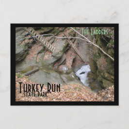 Ladders, Turkey Run Staat Park Postkarte