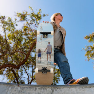 Lade dein Foto Skateboard-Geschenk Persönlicher Te Skateboard