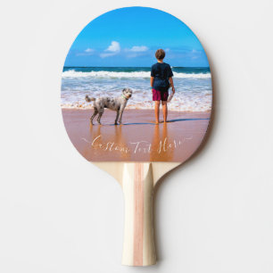 Lade dein Haustier-Foto hoch Ping Pong Schläger Be Tischtennis Schläger