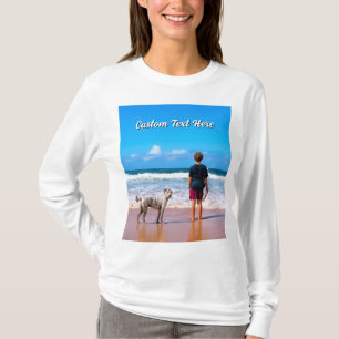 Lade Dein Haustier-Foto T-Shirt-Geschenk mit indiv T-Shirt