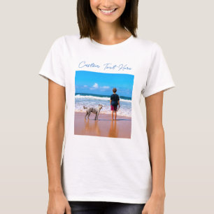 Lade dein Haustier-Foto T-Shirt mit individuellem