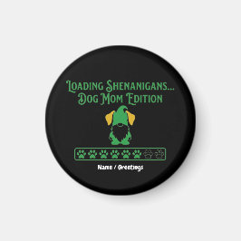 Lade-Shenanigans-Hundemama-Gnom St. Patrick's Day Magnet