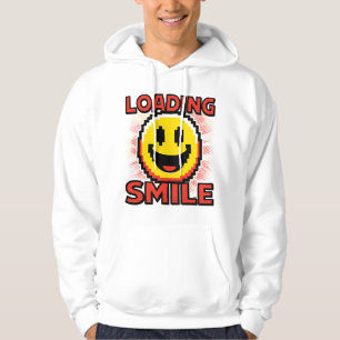 Lade Smiley – Retro Pixel Art 8-Bit Smiley Gesicht Hoodie
