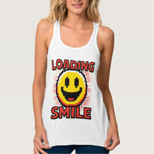 Lade Smiley – Retro Pixel Art 8-Bit Smiley Gesicht Tank Top