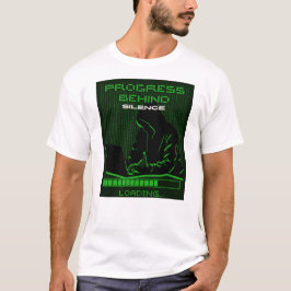 Ladebildschirm Hacker Laptop Grafik T-Shirt
