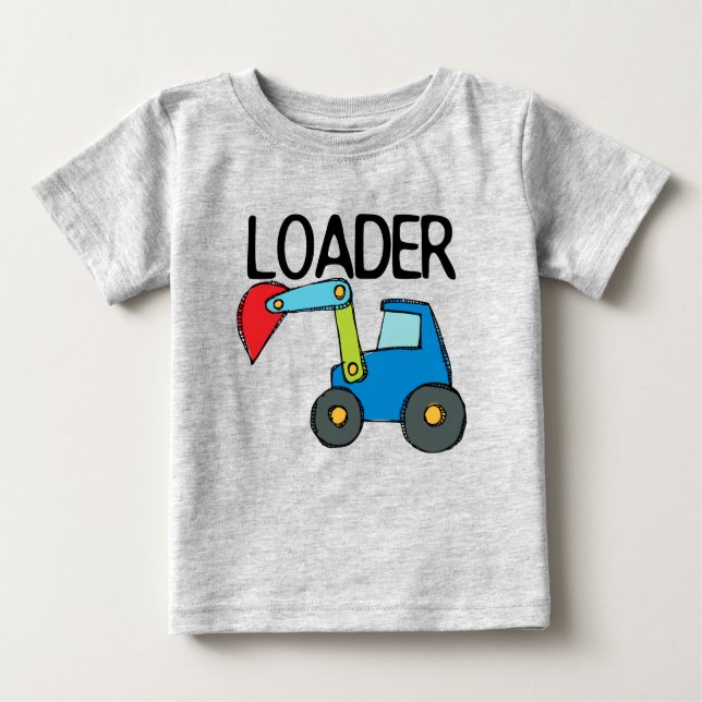 Ladefahrzeug Baby T-shirt (Vorderseite)