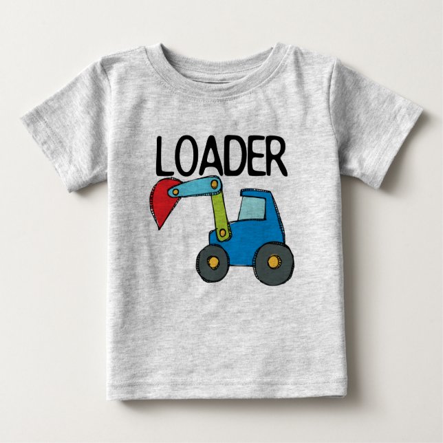 Ladefahrzeug Baby T-shirt (Vorderseite)