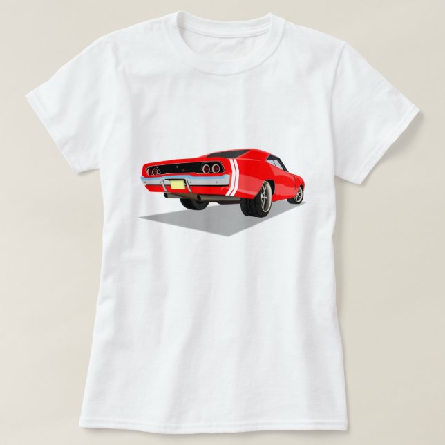 Ladegerät des Rot-68 T-Shirt (Design vorne)