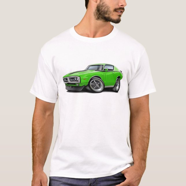 Ladegerät-Limon-Schwarzes Auto 1971-72 T-Shirt (Vorderseite)