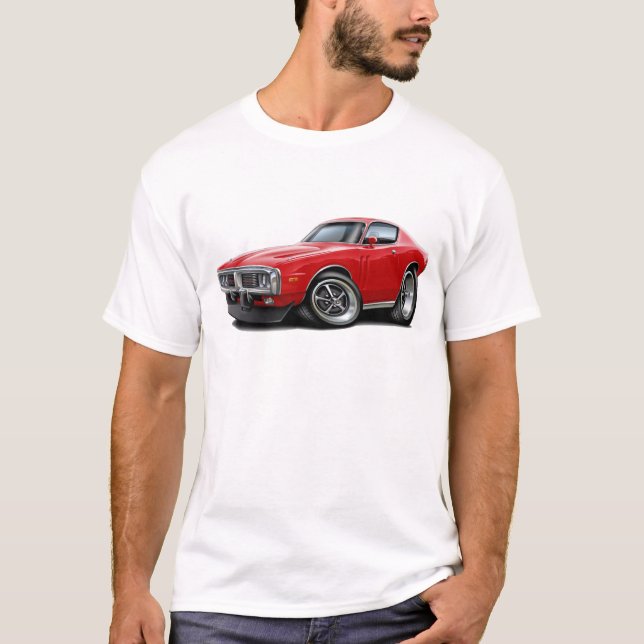 Ladegerät-Rot-Auto 1973-74 T-Shirt (Vorderseite)