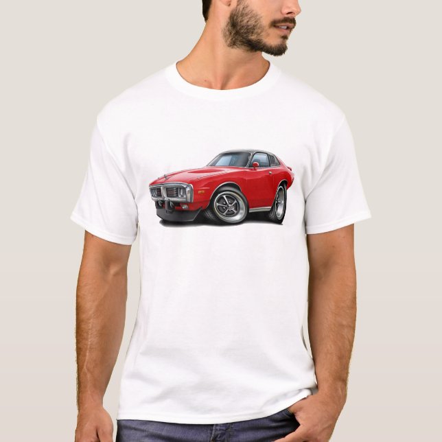 Ladegerät Rot-Schwarzes Se-Auto 1973-74 T-Shirt (Vorderseite)