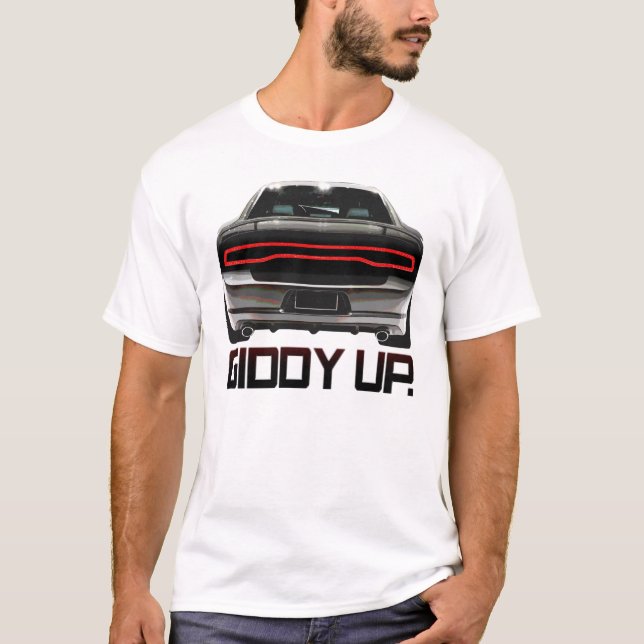 Ladegerät - schwindliges hohes T-Shirt (Vorderseite)