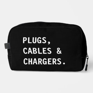 Ladegerät- und Kabel-Organizer, Elektronik-Zubehör Waschbeutel