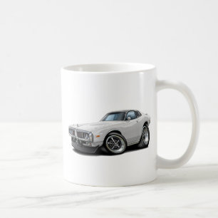 Ladegerät-Weiß-Schwarzes Opern-Spitzen-Auto Tasse