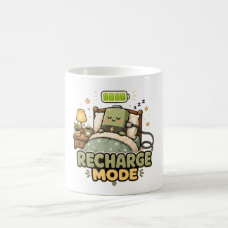 Lademodus | Schlafende Batterie Cozy Minimalist Kaffeetasse