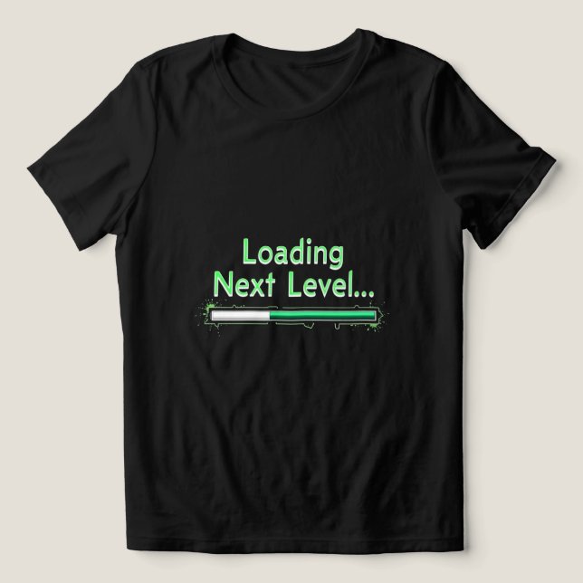 Laden der nächsten Stufe - Gamer-Design Tri-Blend Shirt (Design Vorderseite)