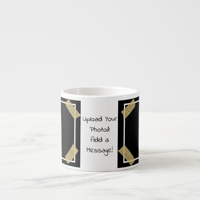 Laden Sie 2 Fotos mit einer benutzerdefinierten Na Espressotasse (Vorderseite)