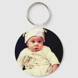 Laden Sie das Foto Ihres Babys hoch Schlüsselanhänger