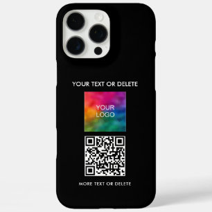 Laden Sie den QR-Code für das Firmenlogo herunter iPhone 16 Pro Max Hülle
