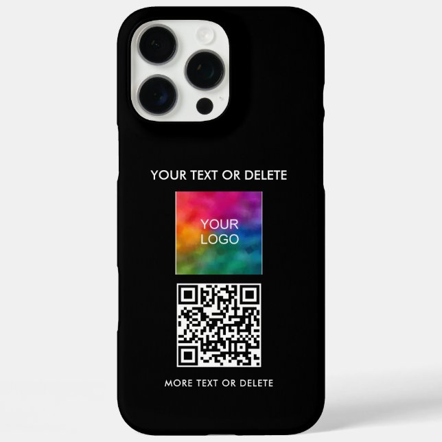 Laden Sie den QR-Code für das Firmenlogo herunter Case-Mate iPhone Hülle (Rückseite)