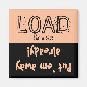 Laden Sie die Lade-Funktion! Geschirrspülmagazin Magnet